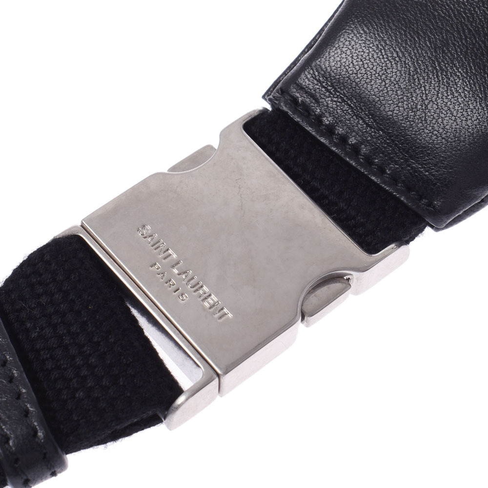 SAINT LAURENT Belt Bag Waist Black Leather Body - Picture 10 of 11